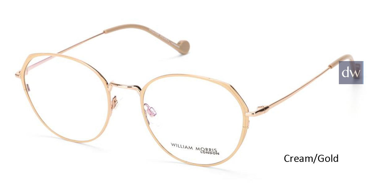 Cream/Gold William Morris London WM50170 Eyeglasses.