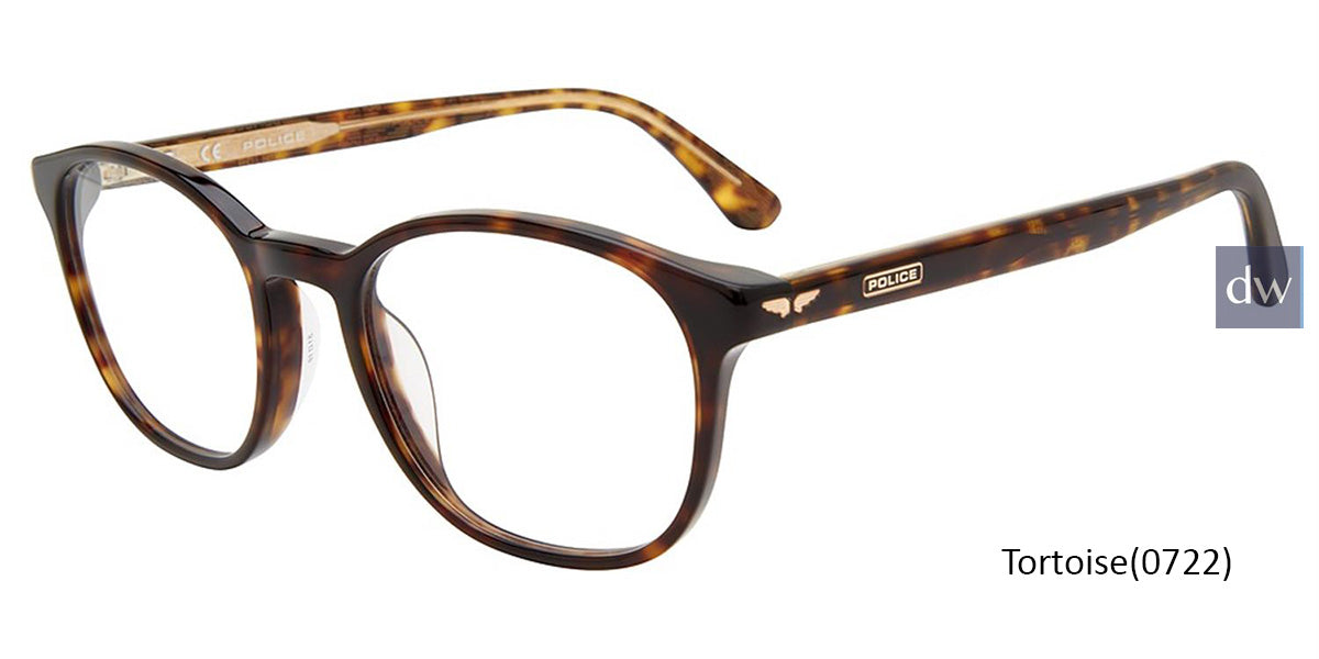 Tortoise (0722) Police VPLD04 Eyeglasses.