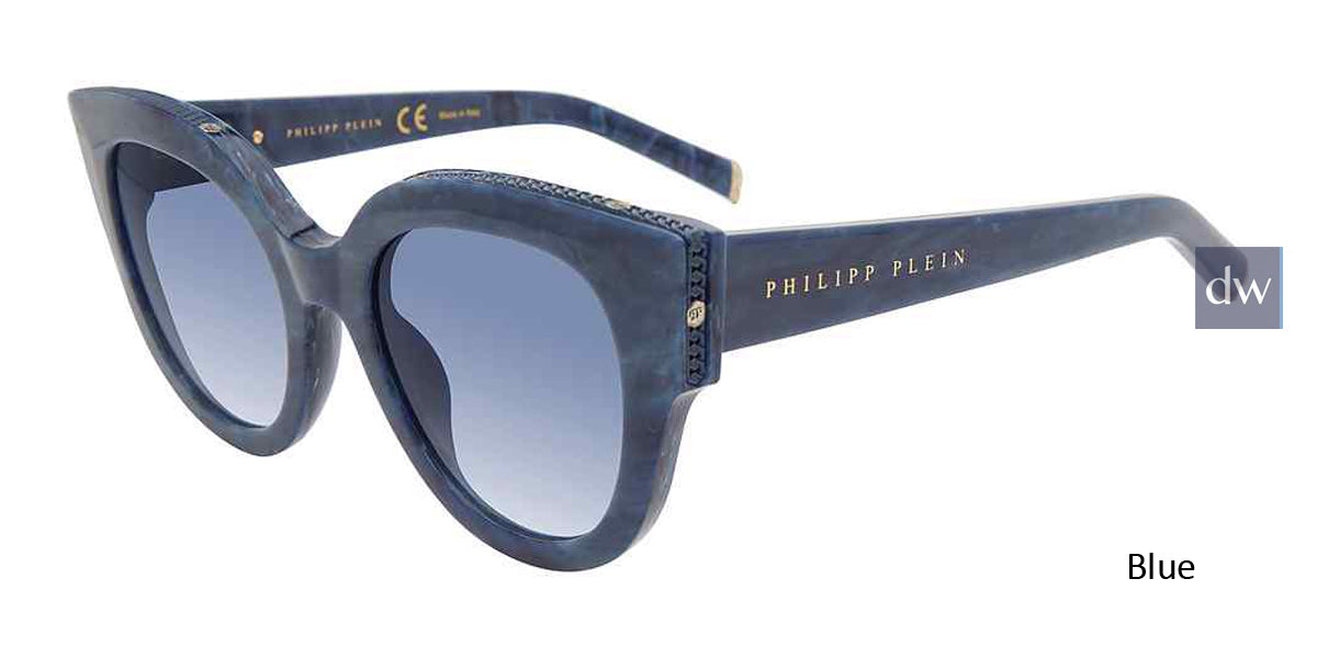 Blue Philipp Plein SPP026S Sunglasses.