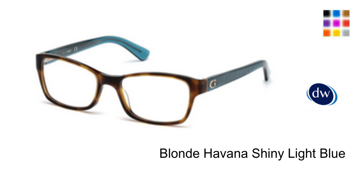 Blonde Havana Shiny Light Blue