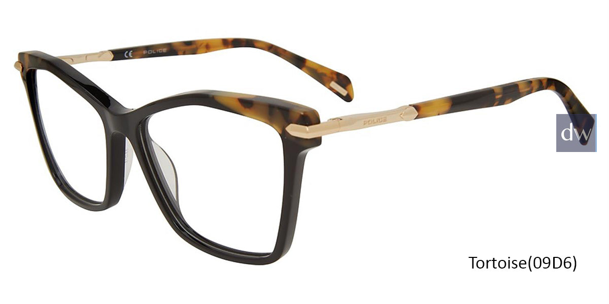 Tortoise (09D6) Police VPLD21 Eyeglasses.