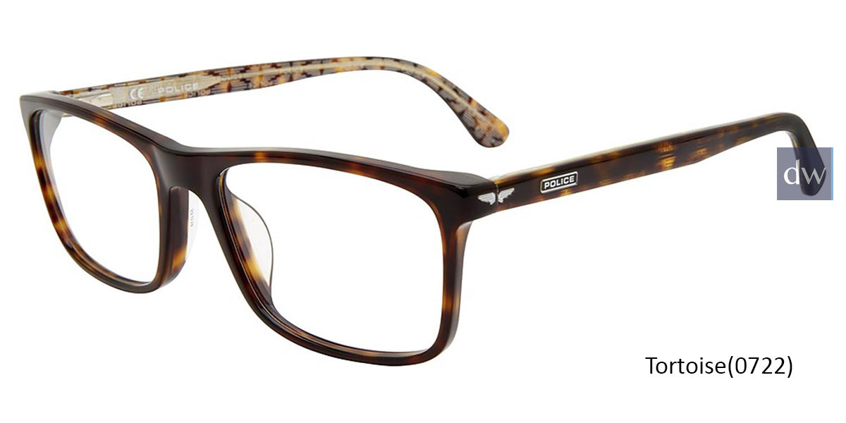 Tortoise (0722) Police VPLD03 Eyeglasses.