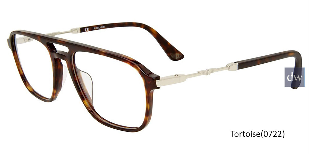 Tortoise (0722) Police VPLD13 Eyeglasses.
