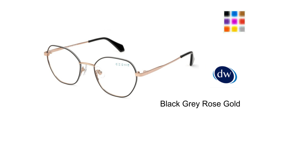 Black Grey Rose Gold
