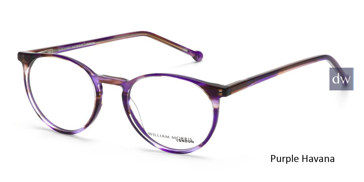 Purple Havana William Morris London WM55005 Eyeglasses.