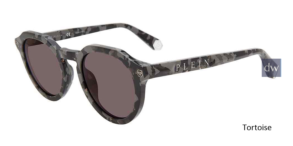 Tortoise Philipp Plein SPP002 Sunglasses.
