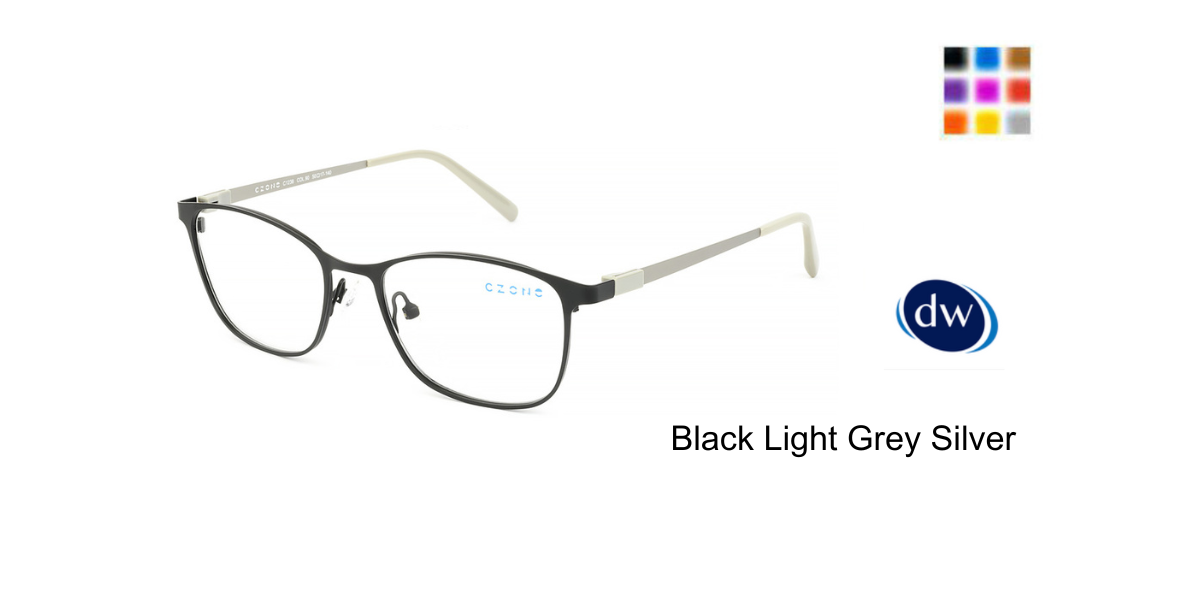 Black Light Grey Silver