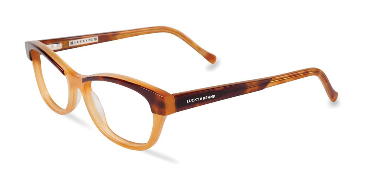 Tortoise Honey Lucky Kid D702 Eyeglasses.