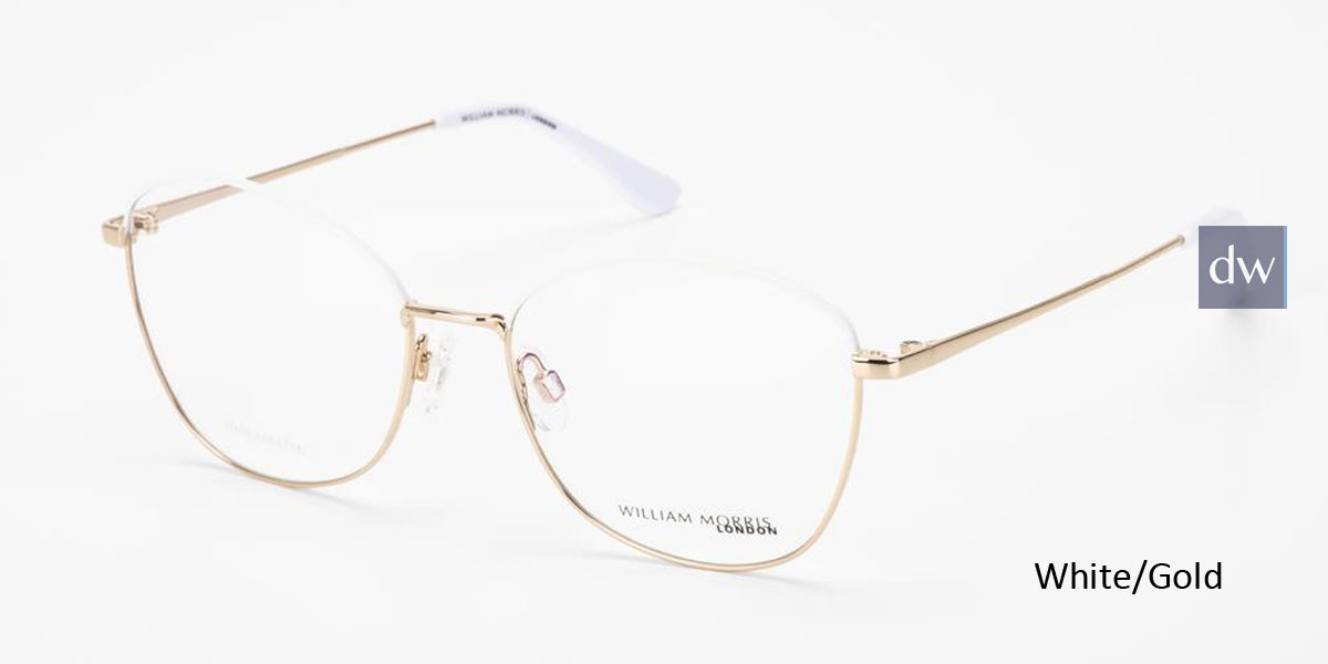 White/Gold William Morris London WM50172 Eyeglasses.