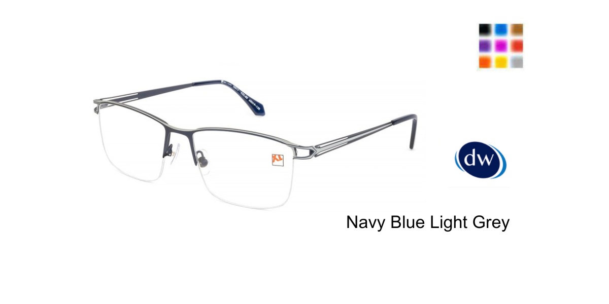 Navy Blue Light Grey