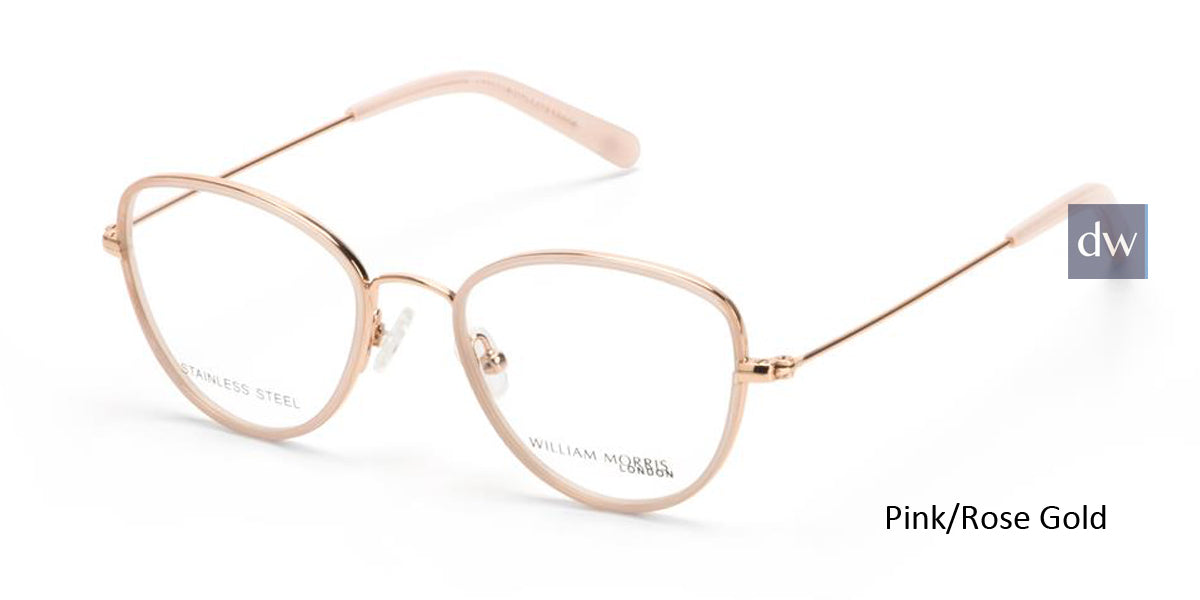 Pink/RoseGold William Morris London WM55001 Eyeglasses.