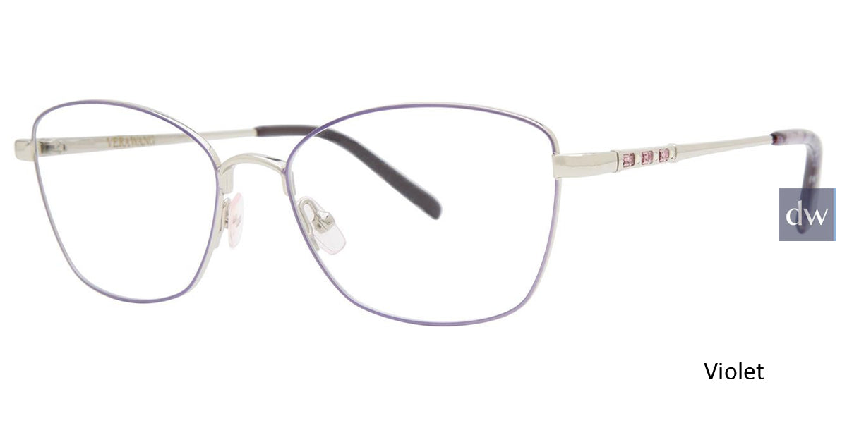 Violet Vera Wang Erika Eyeglasses.