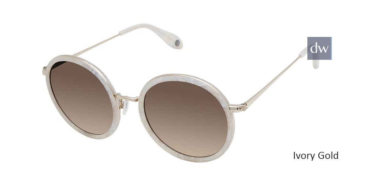 Ivory Gold Fysh F-2051 Sunglasses.
