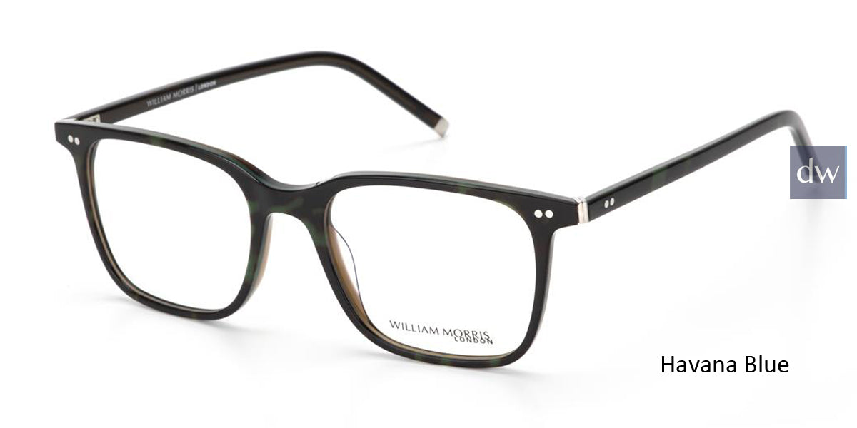 Havana Blue William Morris London WM50178 Eyeglasses
