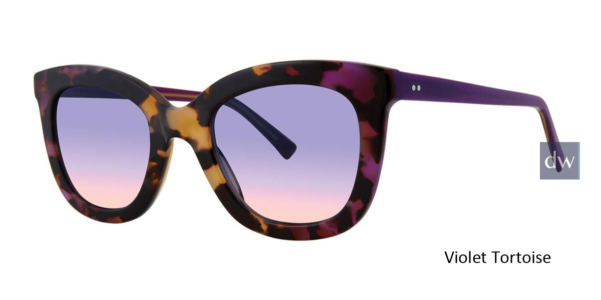 Violet Tortoise Vera Wang V486 Sunglasses.