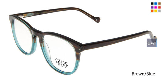 Brown/Blue Gios Italia GRF500107 Eyeglasses