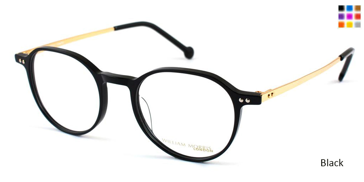 Black William Morris London WM50004 Eyeglasses.