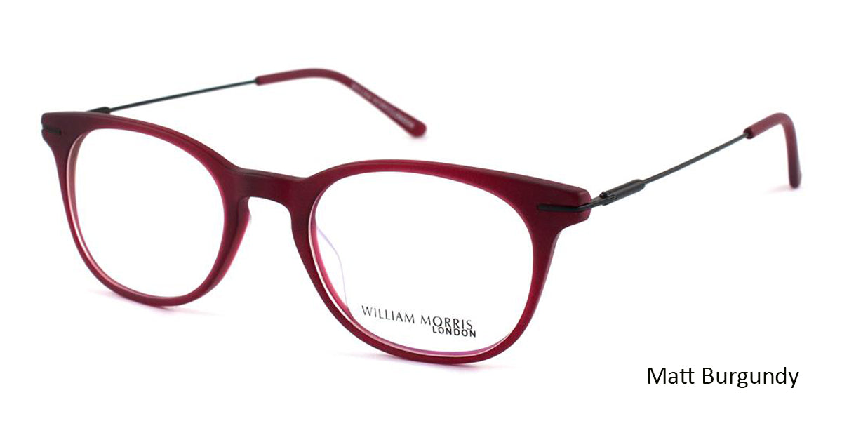 Matt Burgundy William Morris London WM50008 Eyeglasses - Teenager.