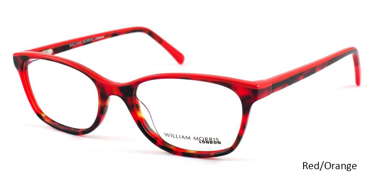 Red/Orange William Morris London WM50020 Eyeglasses.