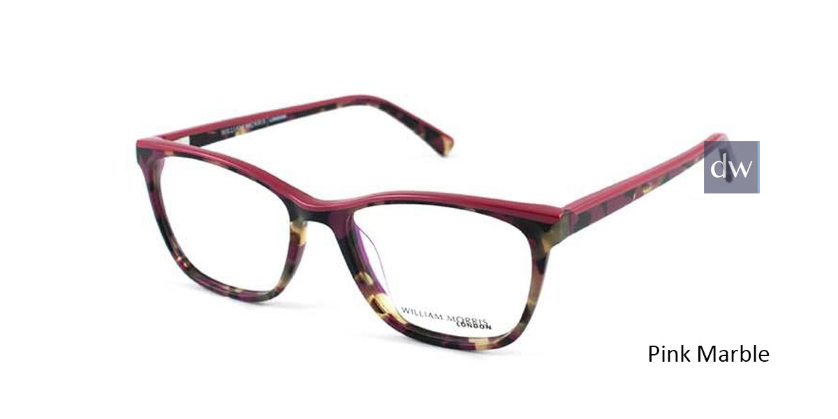 Pink Marble William Morris London WM50076 Eyeglasses.
