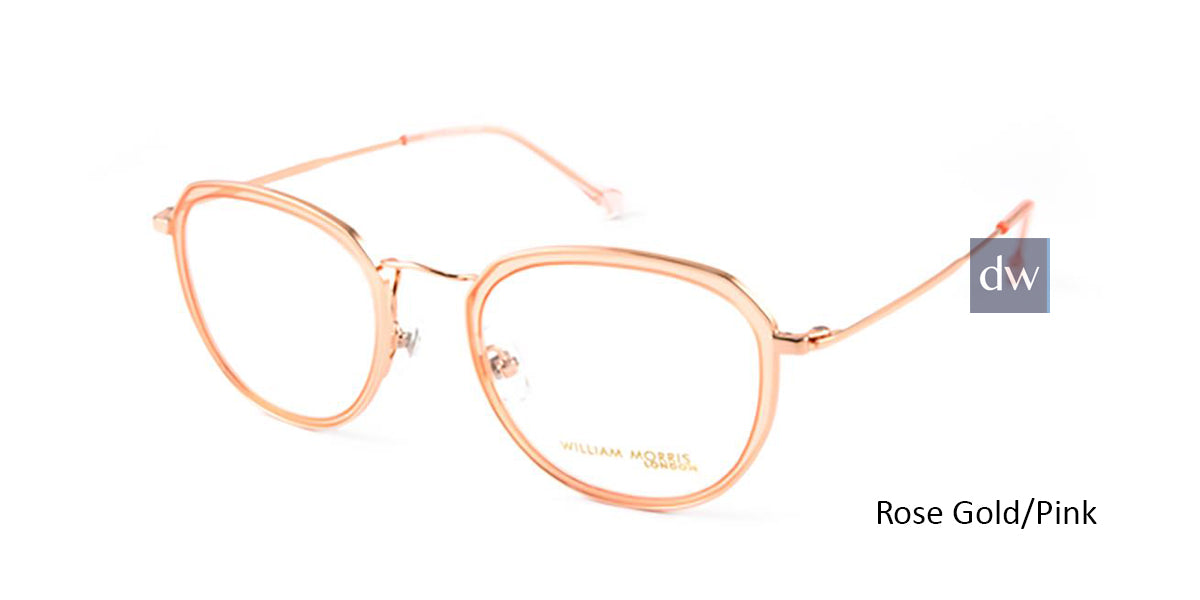 Rose Gold/Pink William Morris London WM50101 Eyeglasses.
