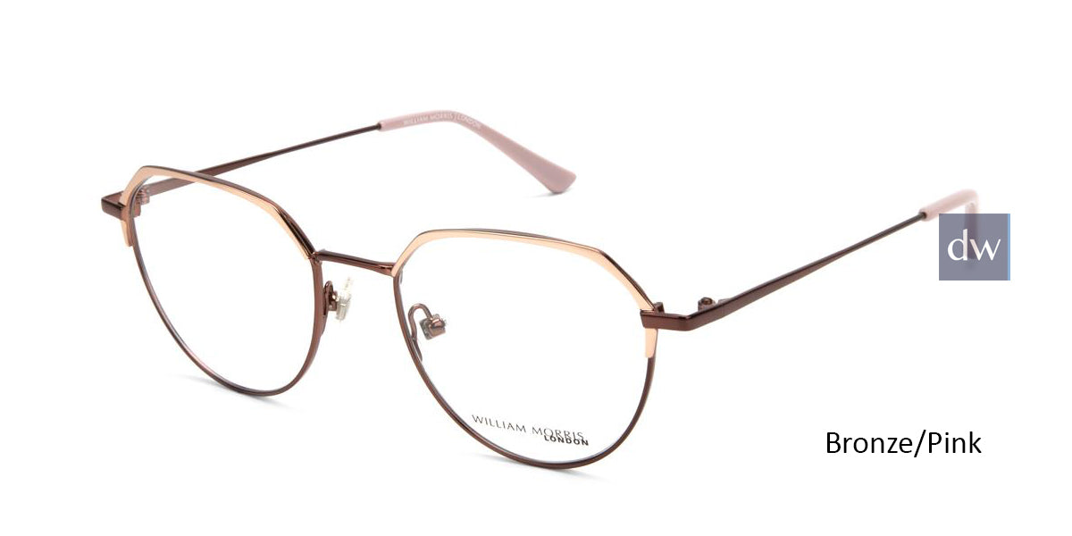 Bronze/Pink William Morris London WM50144 Eyeglasses.