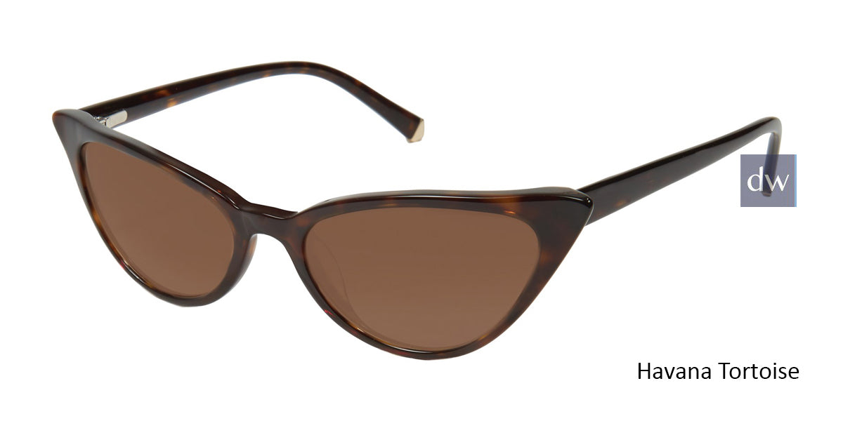 Havana Tortoise Kate Young For Tura K536 Sunglasses.