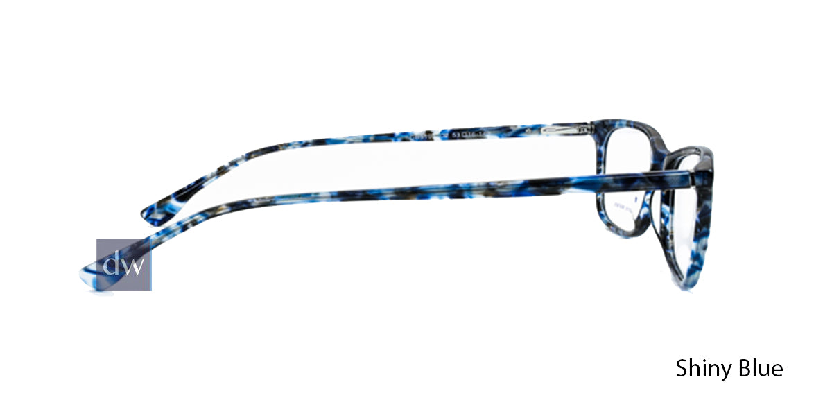 Shiny Blue Demi Daniel Walters CB5103 Eyeglasses .