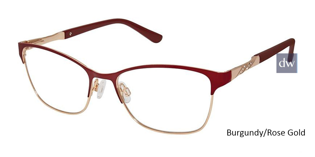 Burgundy Rose Superflex SF-537 Eyeglasses