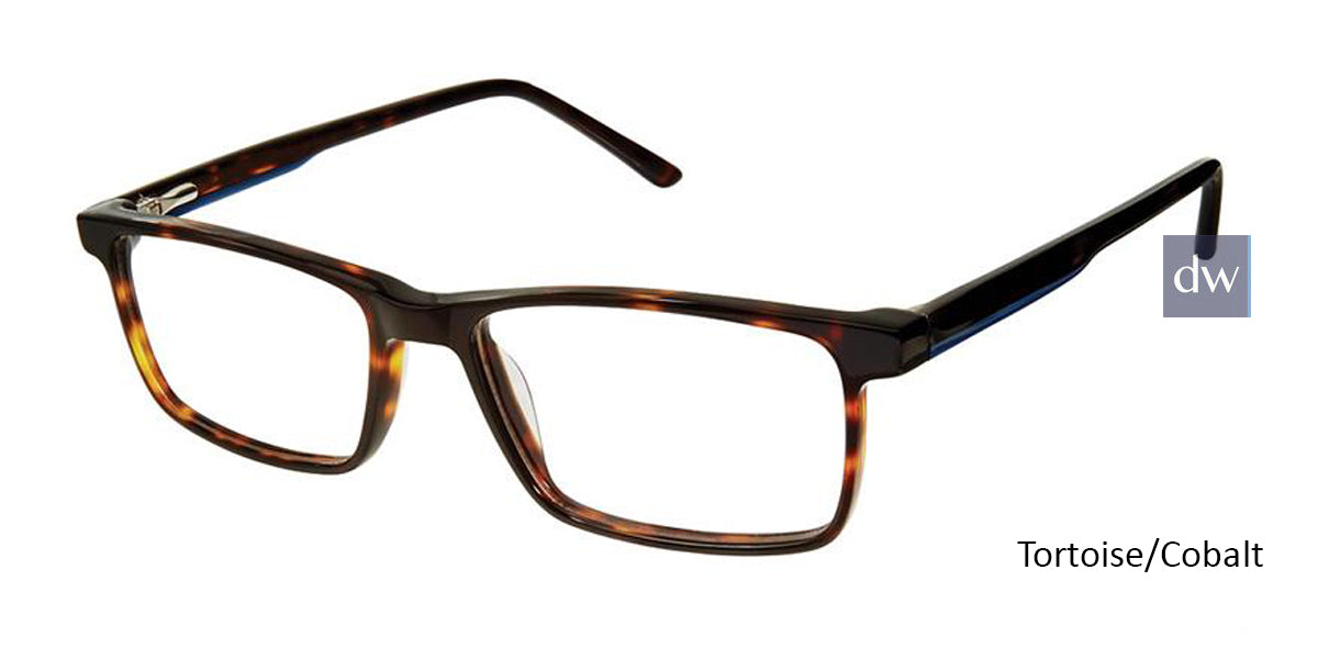 Tortoise Cobalt Superflex SF-541 Eyeglasses.