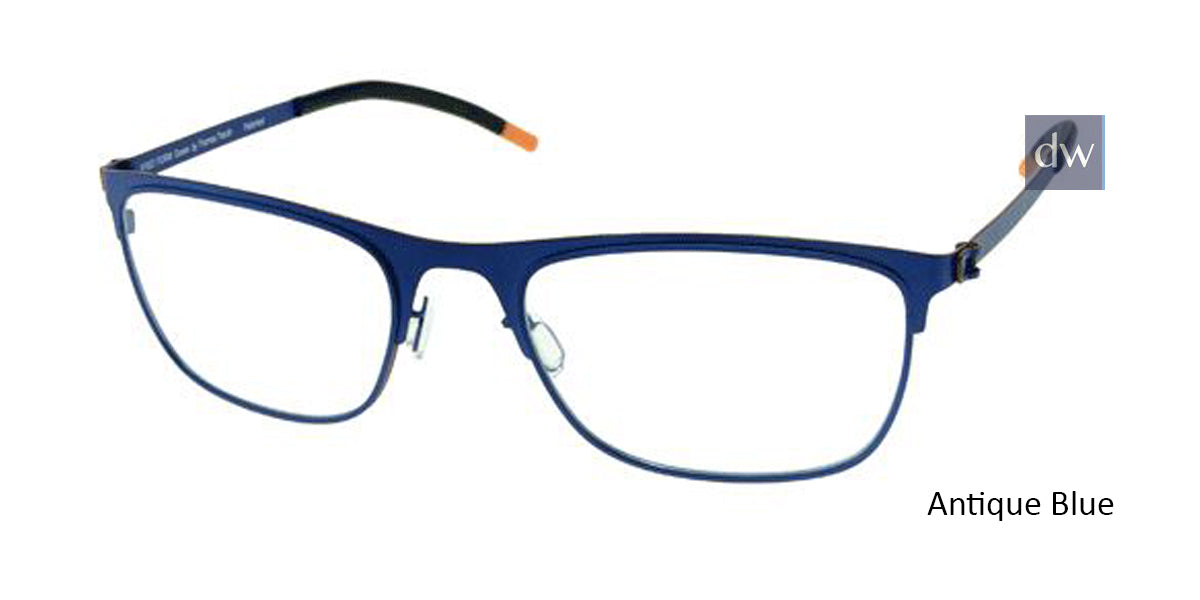 Antique Blue Free-Form FFA907 Eyeglasses - Teenager