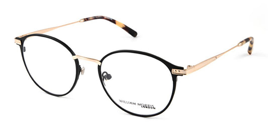 Black/Gold William Morris London WM50103 Eyeglasses.