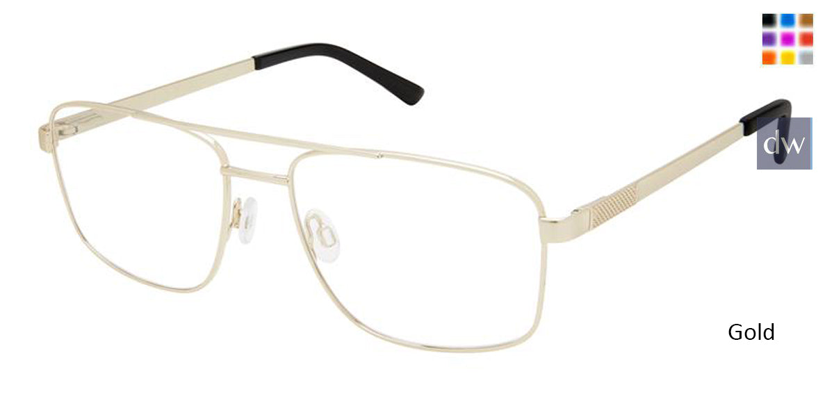 Gold Superflex SF-570 Eyeglasses