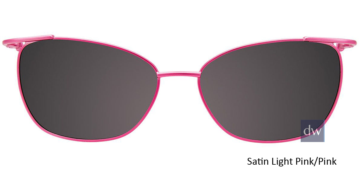 Satin Light Pink Pink Clip-On