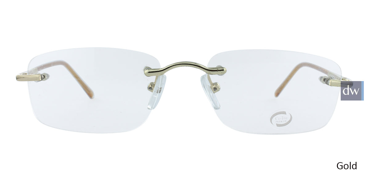 Gold CE-TRU 602 Eyeglasses