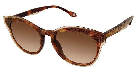 Brown Crystal Fysh F-2030 Sunglasses.
