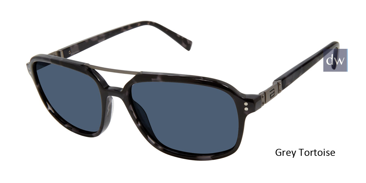 Grey Tortoise Buffalo BMS007 Sunglasses.