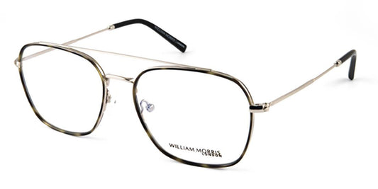 Black Havana/Silver William Morris London WM50102 Eyeglasses.