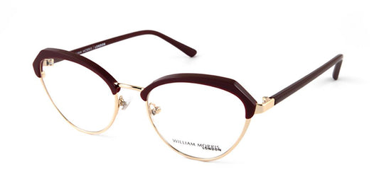 Burgundy/Gold William Morris London WM50123 Eyeglasses.