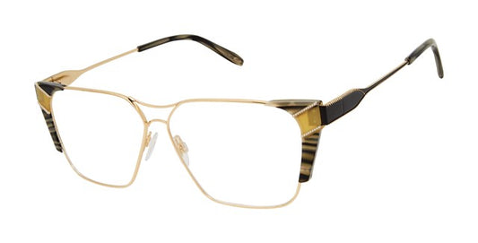 Light Gold Stripe          VICTOR GLEMAUD X TURA VGO013 Eyeglasses