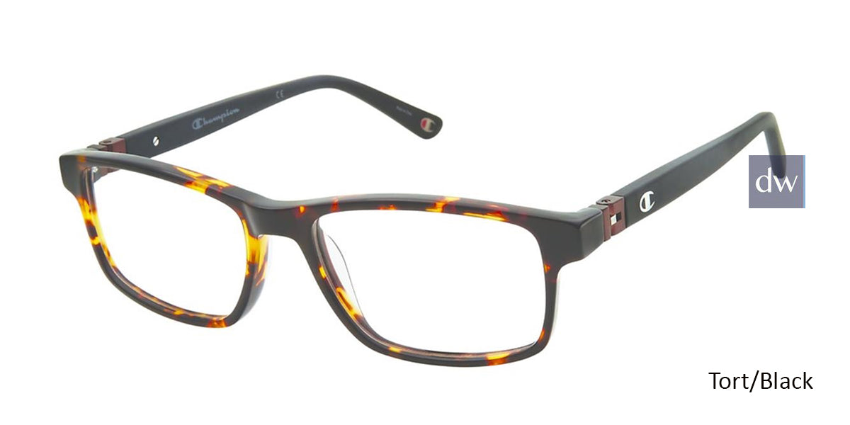 Tort/Black c02 Champion 7021 Tween Eyeglasses.
