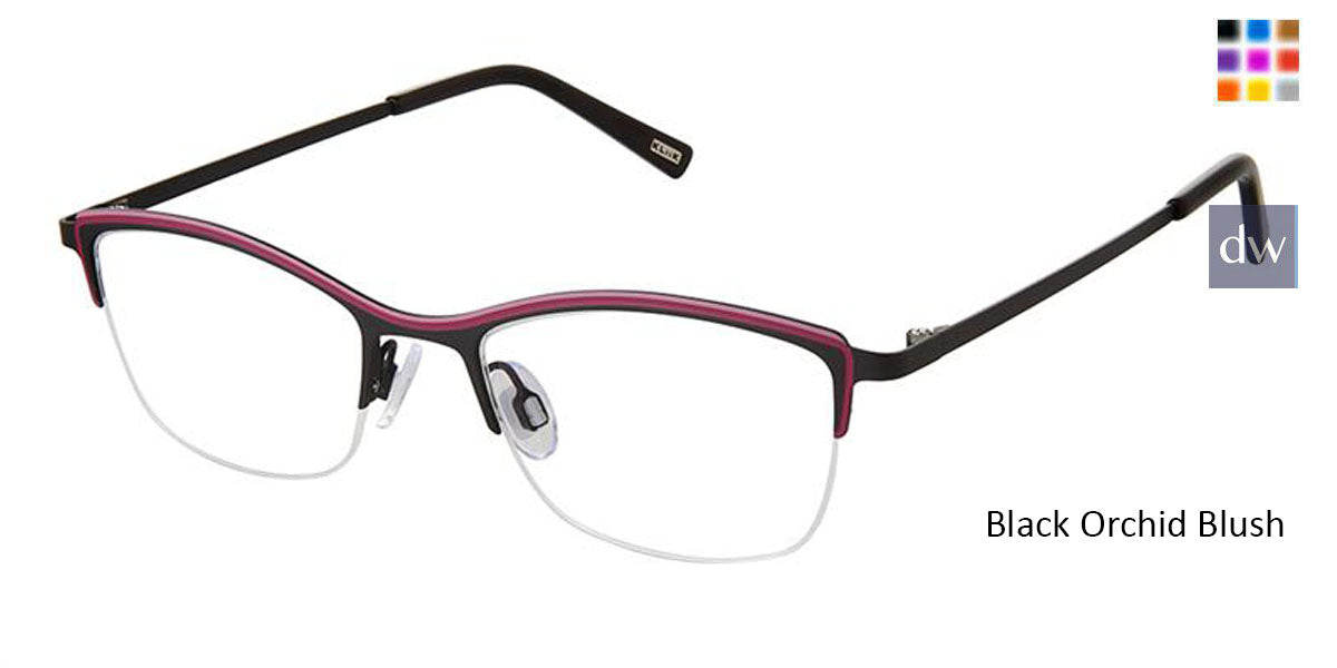 Black Orchid Blush Kliik Denmark K-723 Eyeglasses
