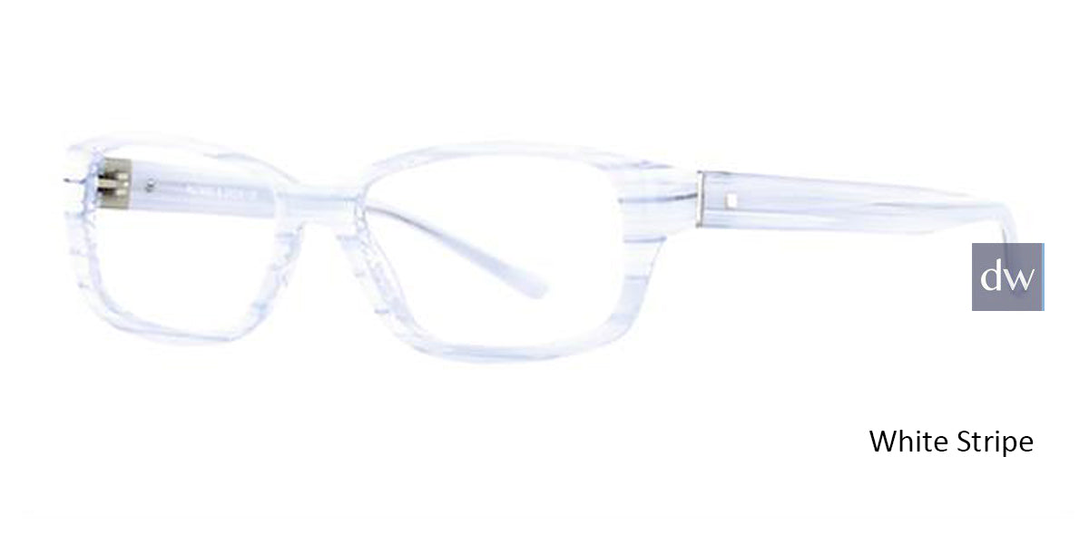 White Stripe Romeo Gigli 74061 Eyeglasses
