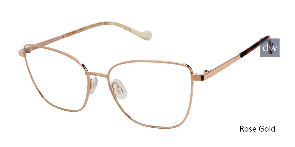 Rose Gold Mini 742012 Eyeglasses.