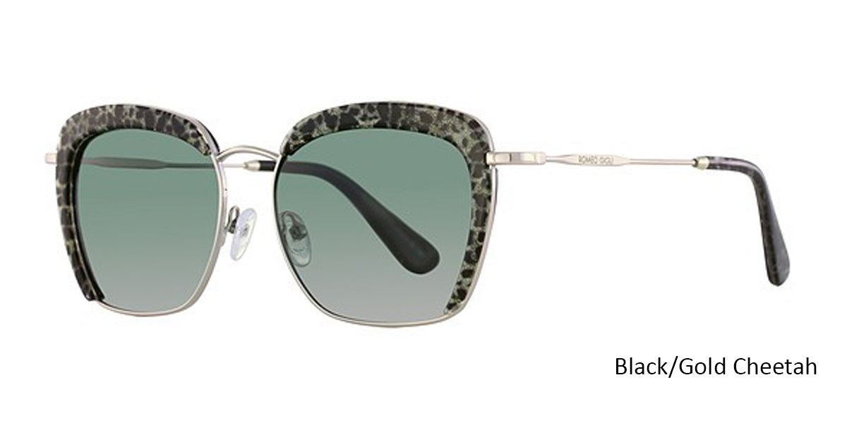 Black/Gold Cheetah Romeo Gigli RGS7503 Sunglasses.