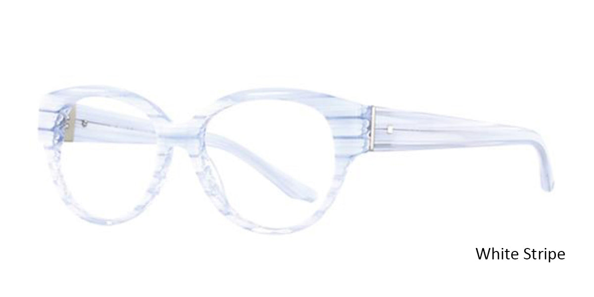White Stripe Romeo Gigli 76002 Eyeglasses