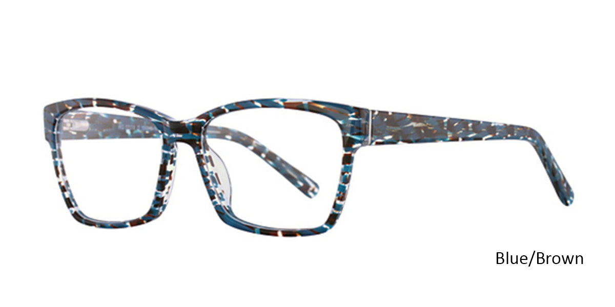 Blue/Brown Romeo Gigli RG77009 Eyeglasses.