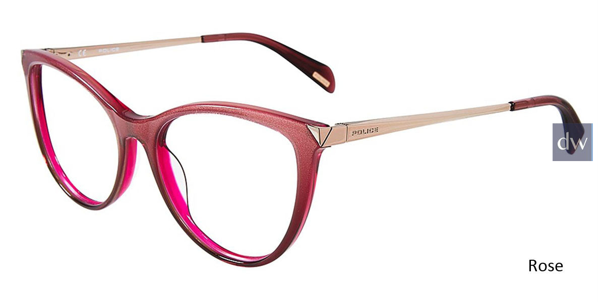 Rose Police VPL842 Eyeglasses.