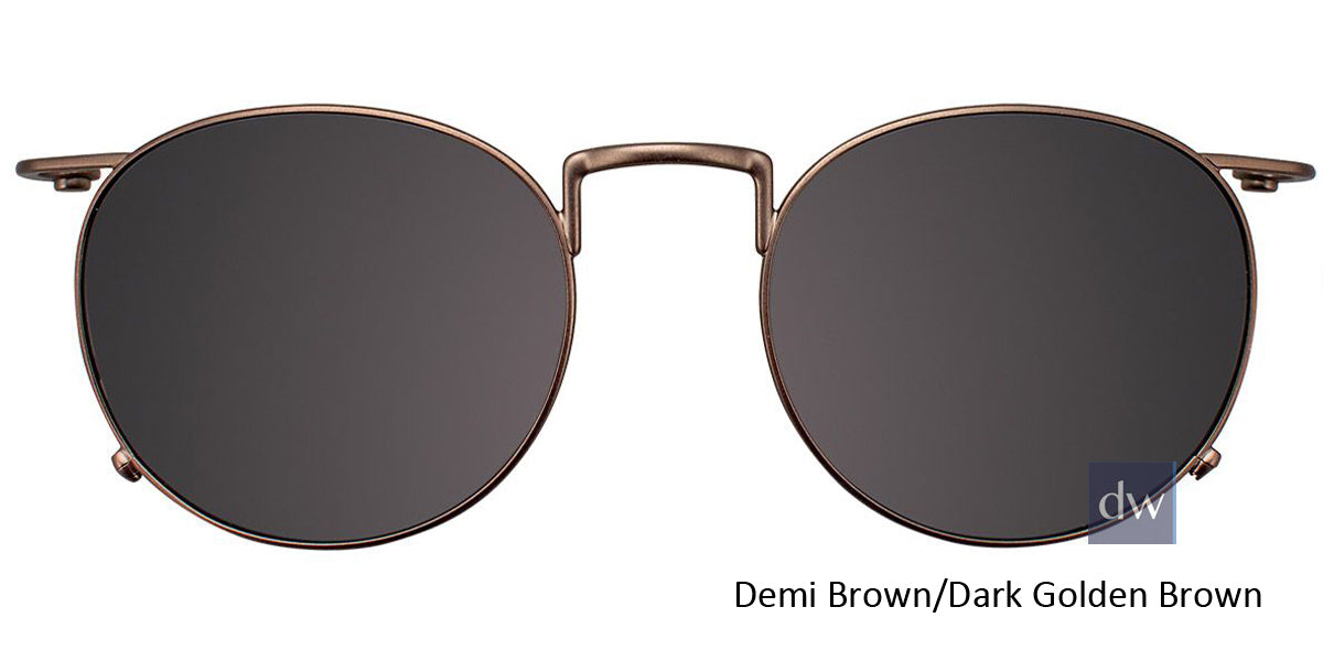 Demi Brown Dark Golden Brown Clip-On