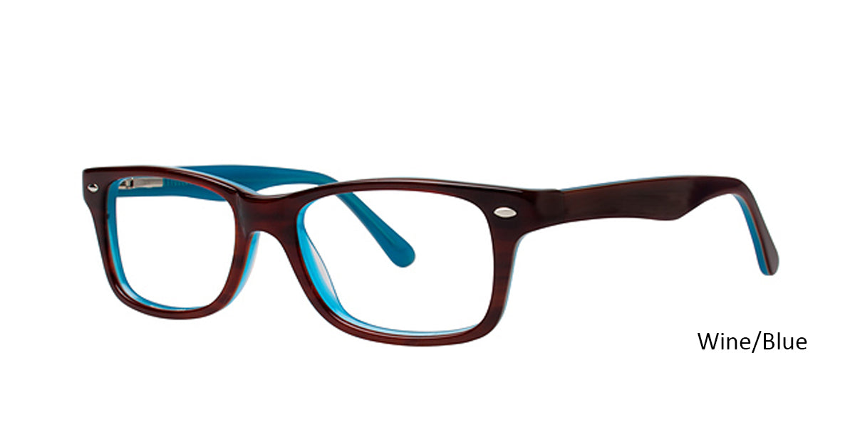 Wine/Blue Vivid 829 Eyeglasses